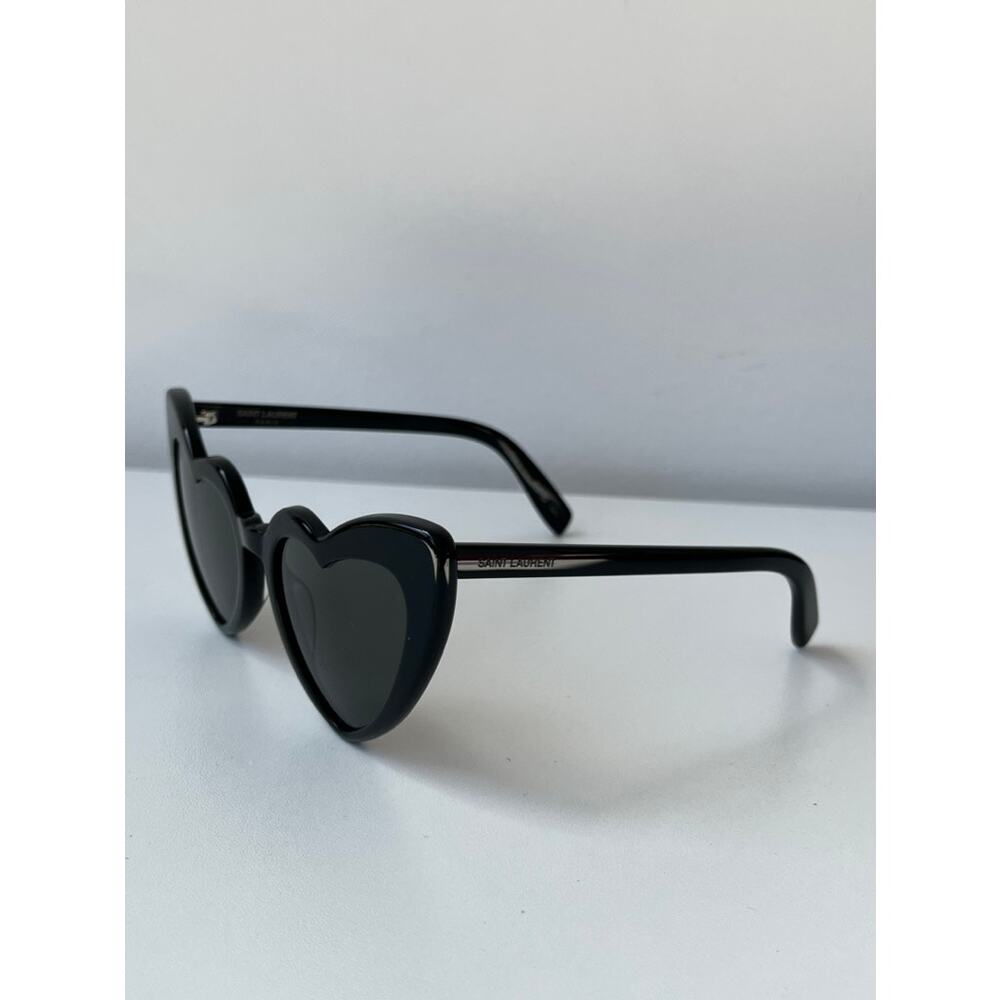 NEW Saint Laurent SL181 Black Heart LouLou Sunglasses - Picture 3 of 7